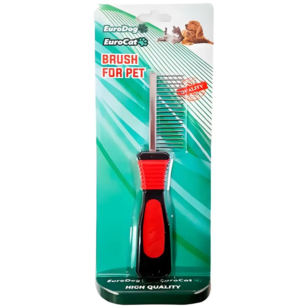 EuroDog Seyrek Dişli Kedi Köpek Tüy Bakım Tarağı